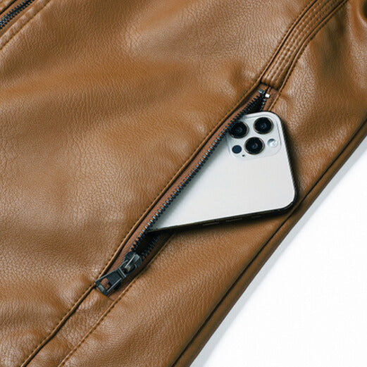 CONOR™™ | Men's Moto-Style Zip Jacket