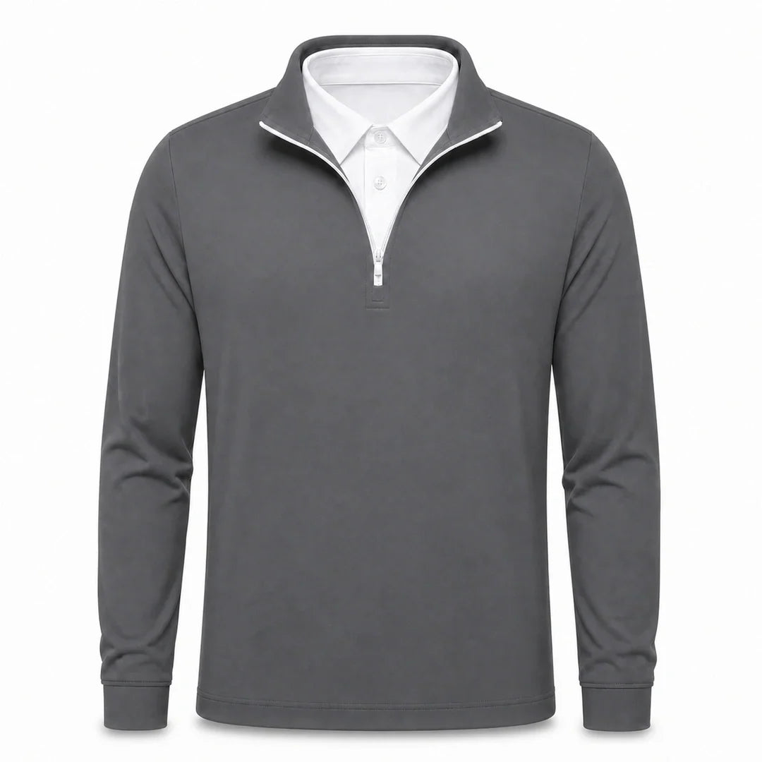 CONOR™ | Leon - Men’s Ultra-Comfortable 2-in-1 Quarter-Zip