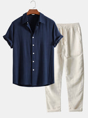 CONOR™™ | Men's Relaxed Linen Co-Ord Set