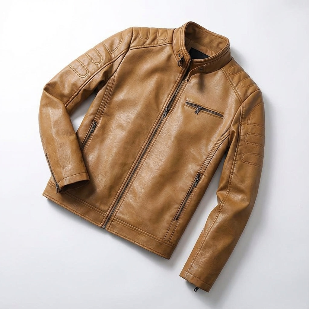 CONOR™™ | Men's Moto-Style Zip Jacket