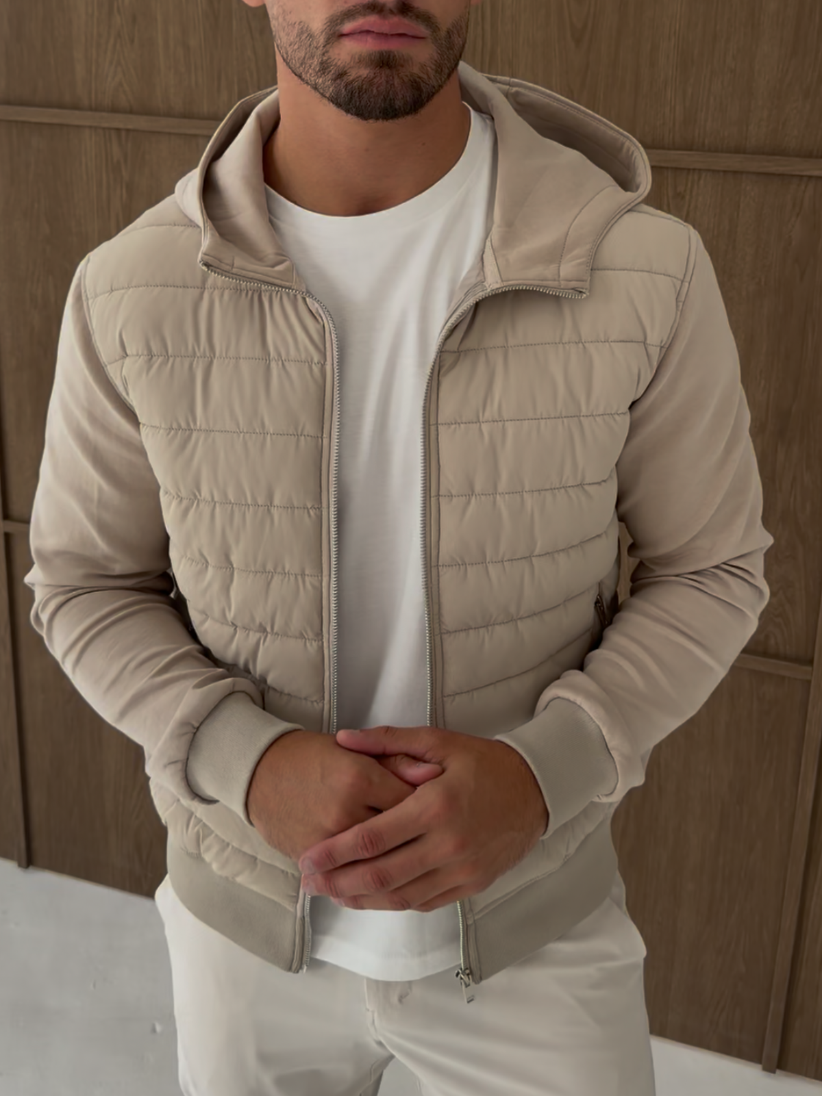 CONOR™ | Hybrid Quilted Hooded Jacket