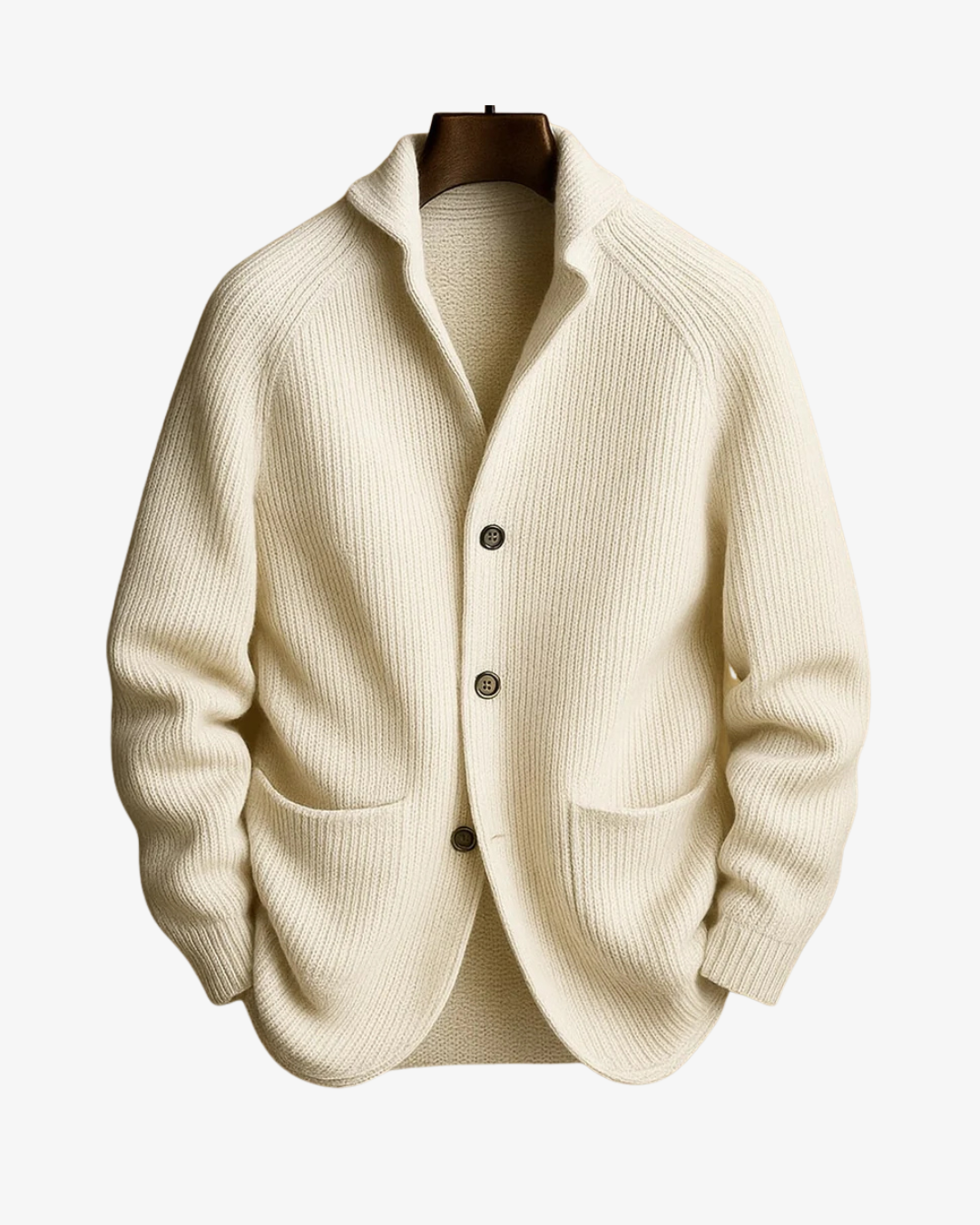 CONOR™ | Lawrence Tailored Button-Front Knit Cardigan