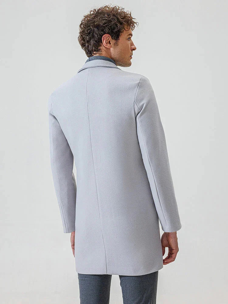 CONOR™ | Men’s Classic Single-Breasted Solid-Color Buckle Jacket