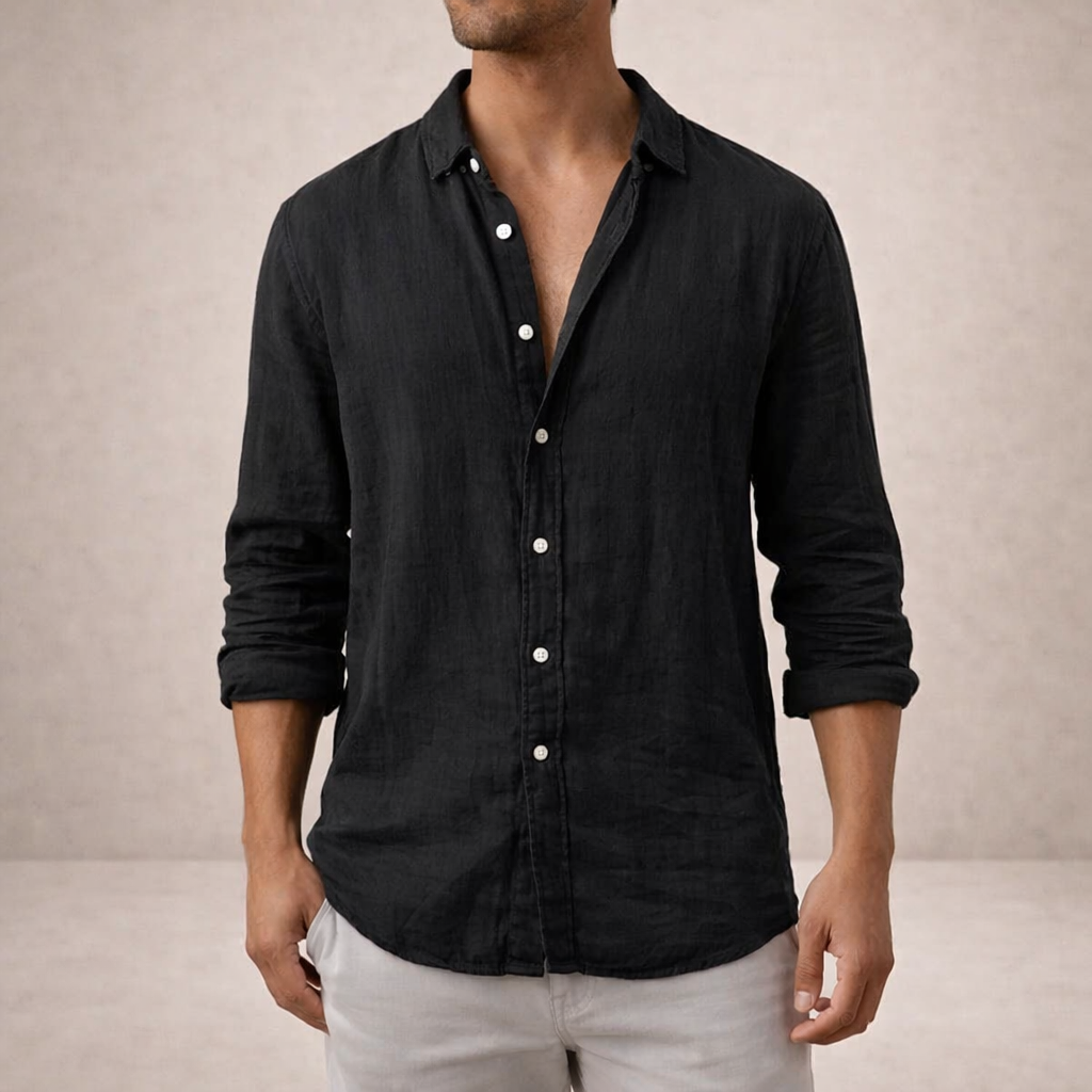 CONOR™™ | Open Collar Shirt