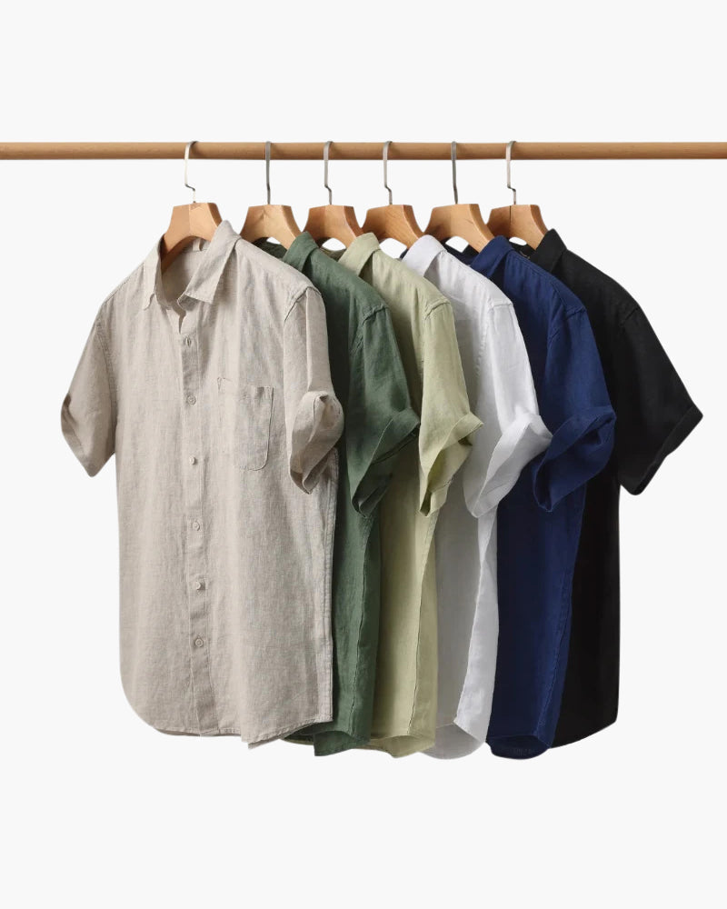 CONOR™ | LINEN SHIRT (SHORTSLEEVE)