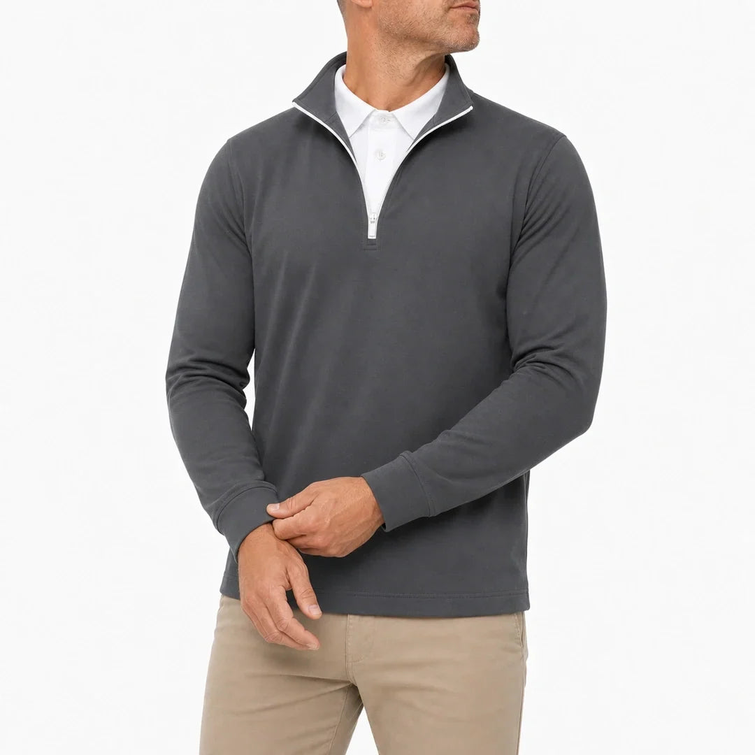 CONOR™ | Leon - Men’s Ultra-Comfortable 2-in-1 Quarter-Zip