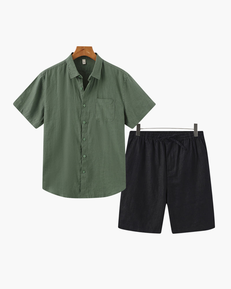 CONOR™ | LINEN COMBO (SHORTS)