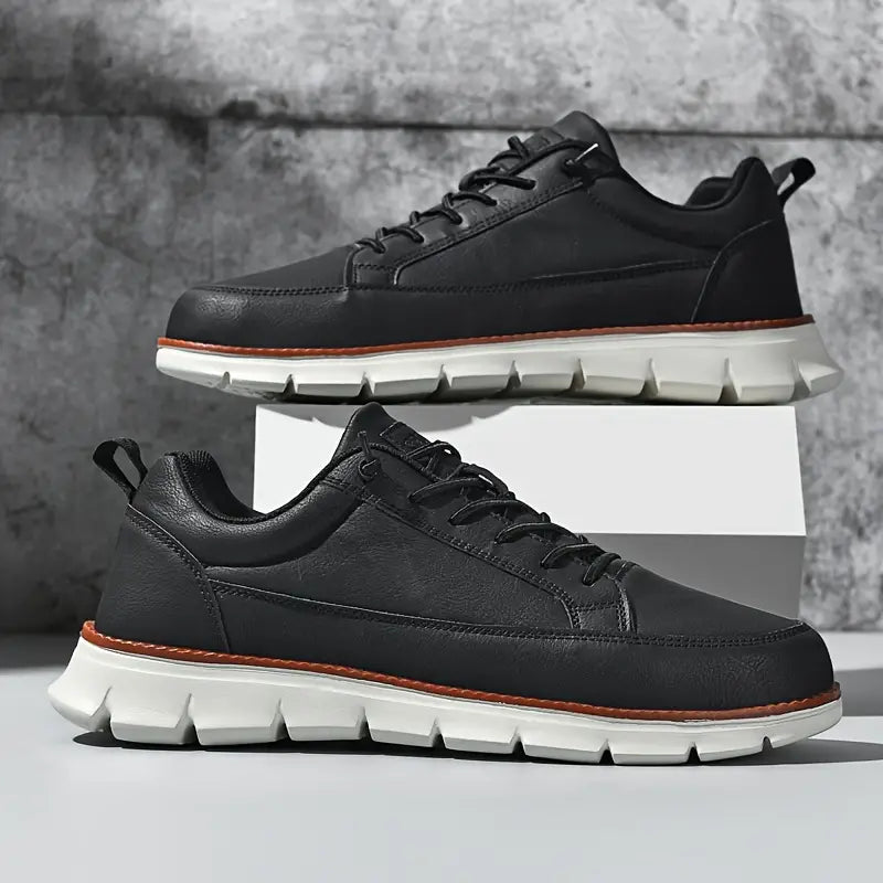 CONOR™ | LEATHER SNEAKERS WITH SUPPORT