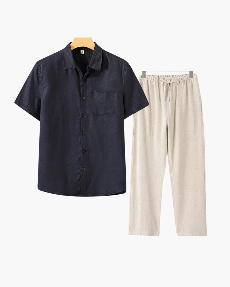 CONOR™ | LINEN COMBO (SHORTSLEEVE)
