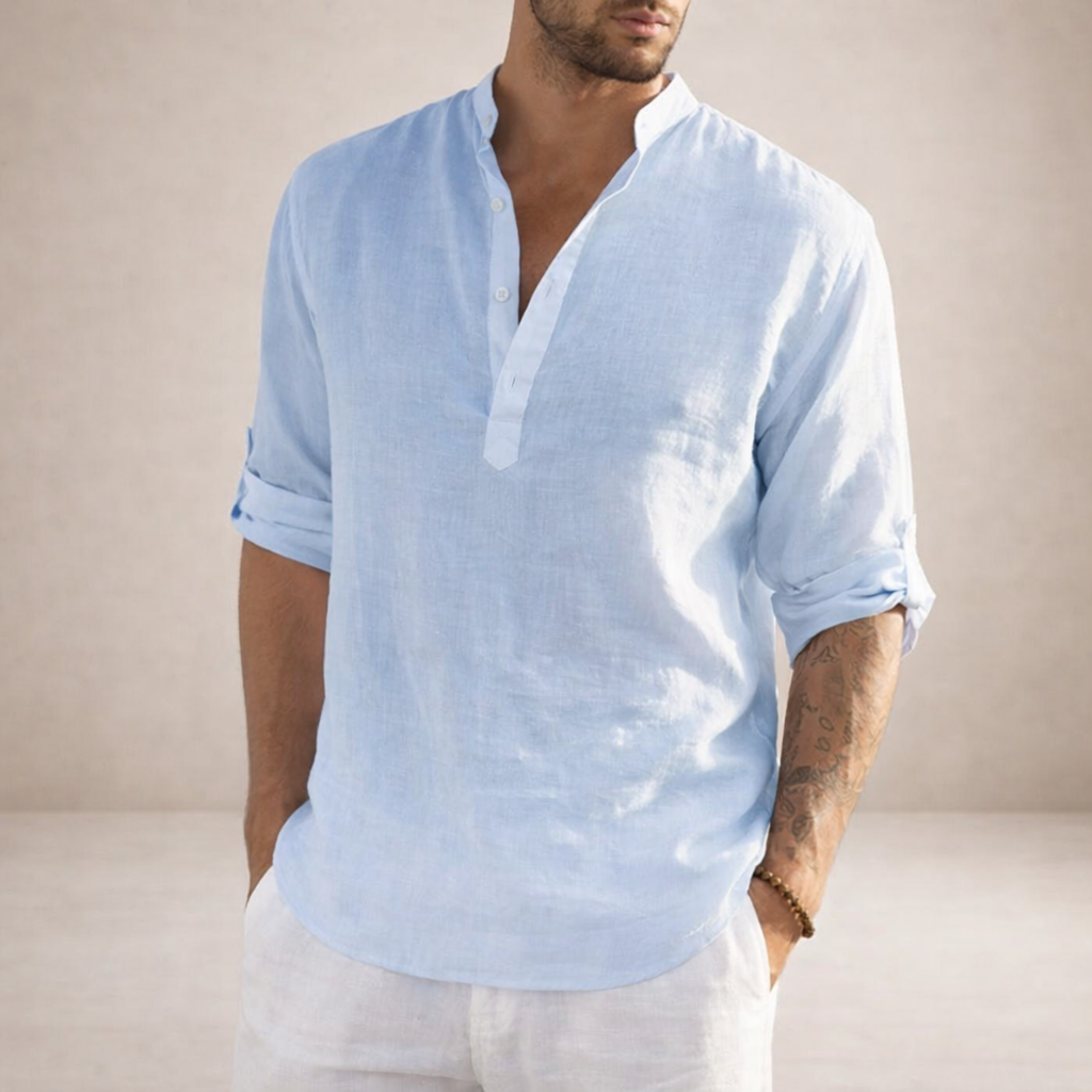 CONOR™™ | Stand Collar Shirt