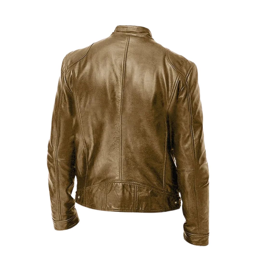 CONOR™ | ROUSSEL PARIS Casual Leather Jacket