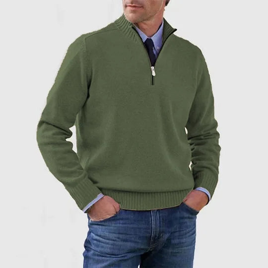 CONOR™ | CASUAL HALF-ZIP SWEATER