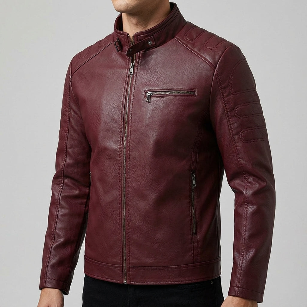 CONOR™™ | Men's Moto-Style Zip Jacket
