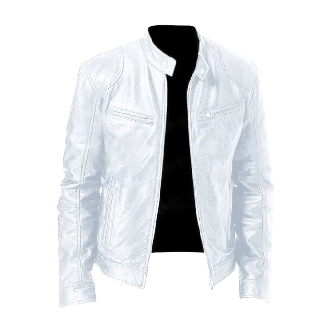 CONOR™ | ROUSSEL PARIS Casual Leather Jacket