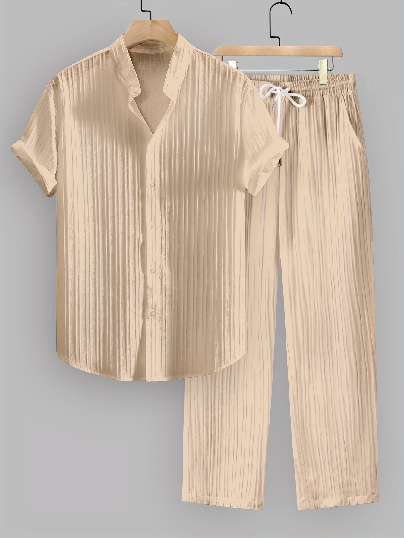 CONOR™™ | Men's Ribbed Fabric Co-Ord Set