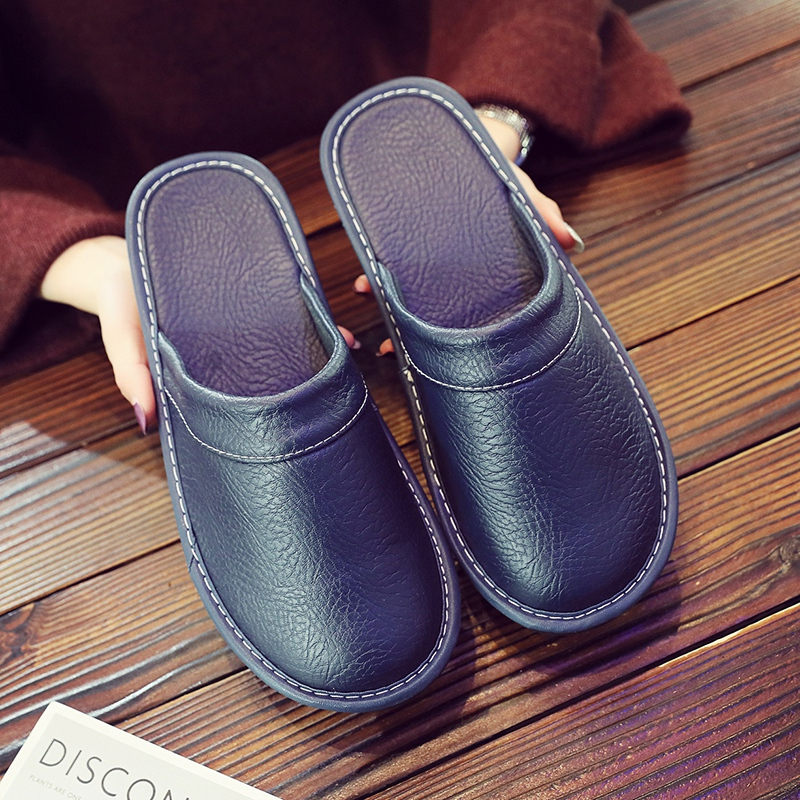 CONOR™ | Men's Leather Slippers