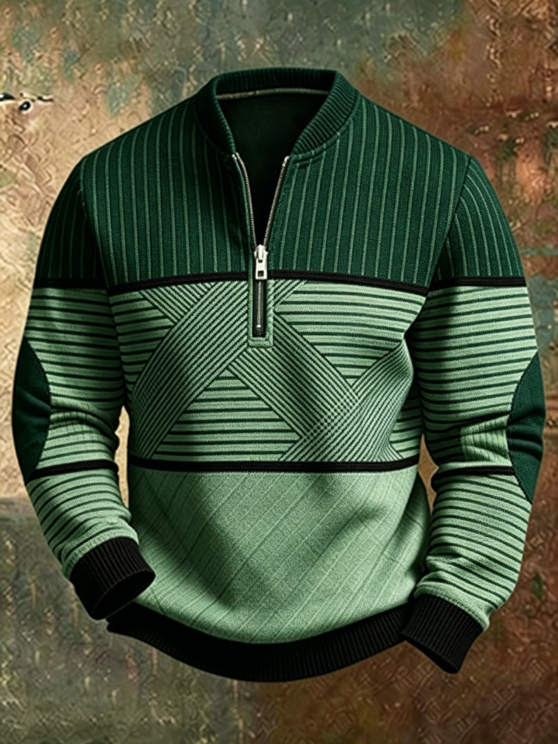 CONOR™ | Stylish Men's Half-Zip Sweater