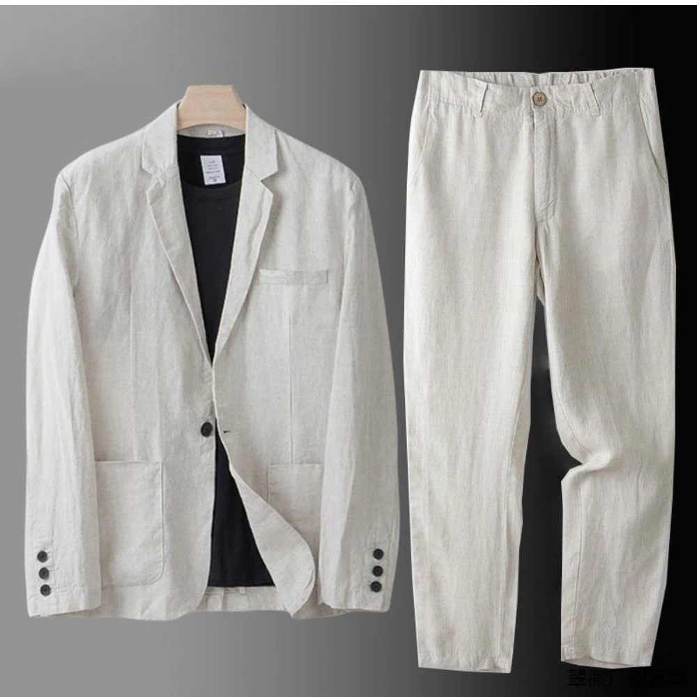 CONOR™™ | Men's Pure Linen Coord