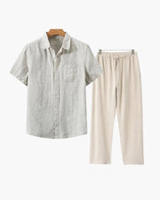 CONOR™ | LINEN COMBO (SHORTSLEEVE)