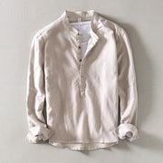 CONOR™ | MINIMALIST LINEN SHIRT