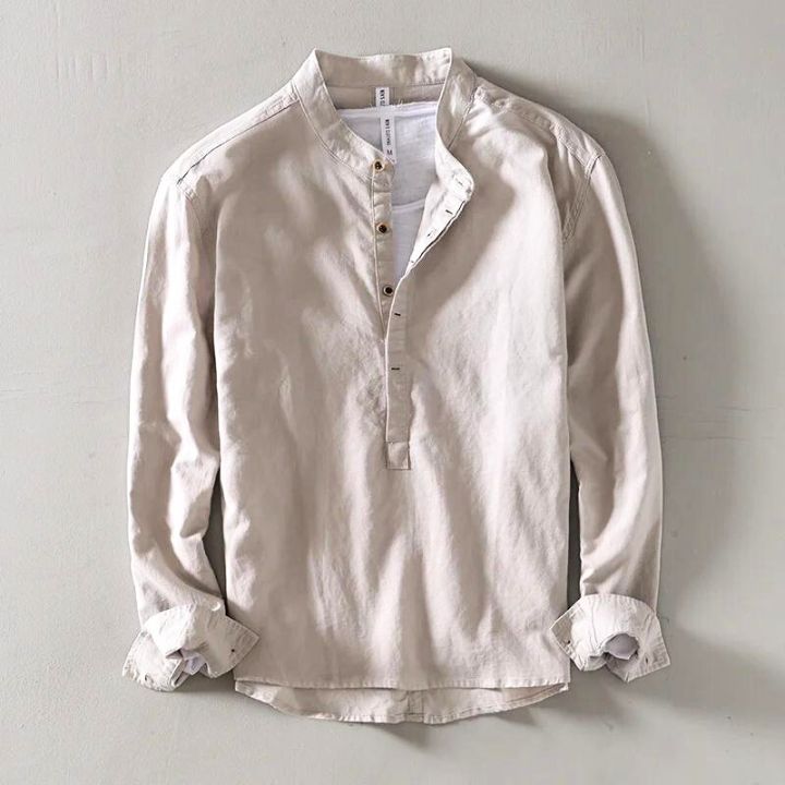CONOR™ | MINIMALIST LINEN SHIRT