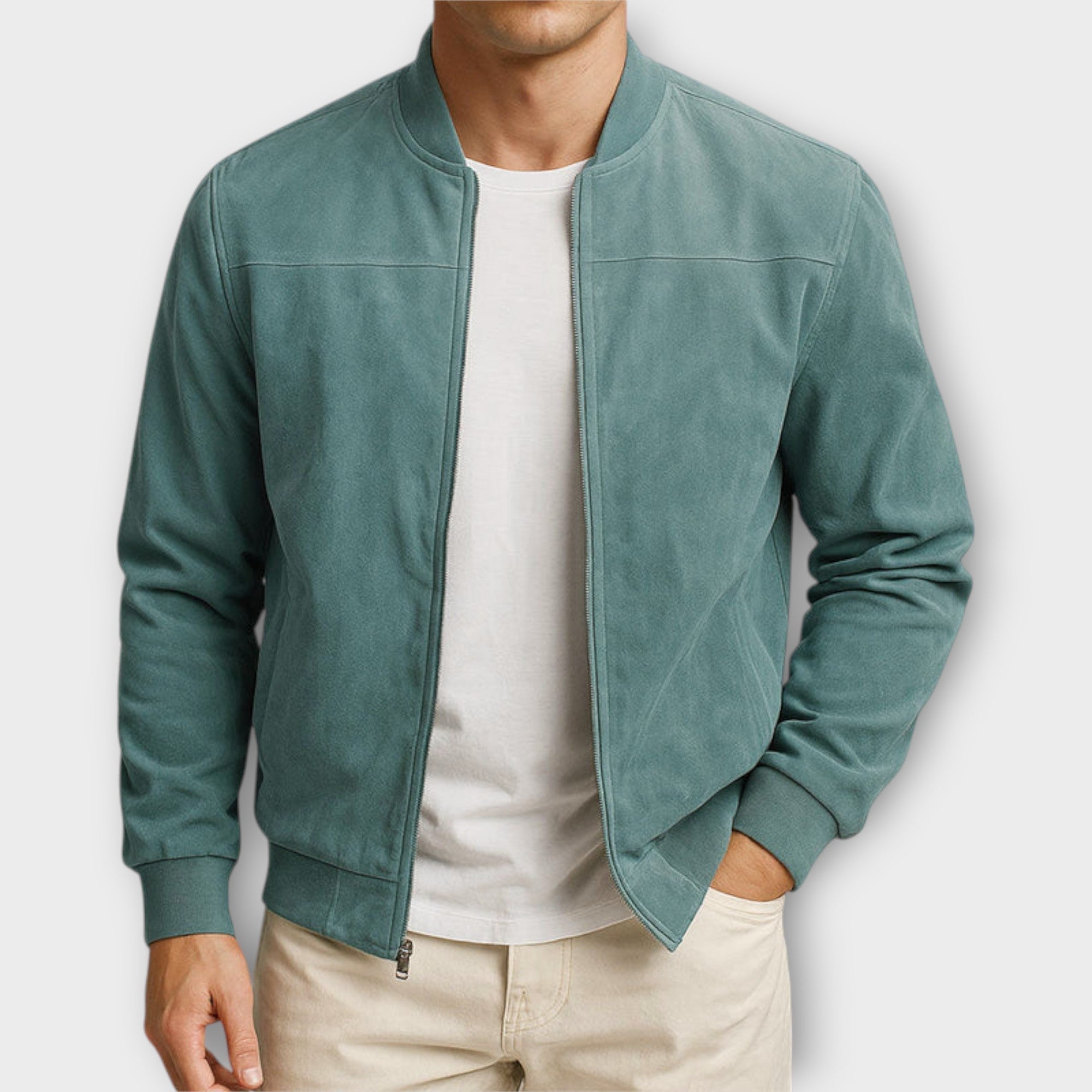 CONOR™ | SUEDE BOMBER JACKET