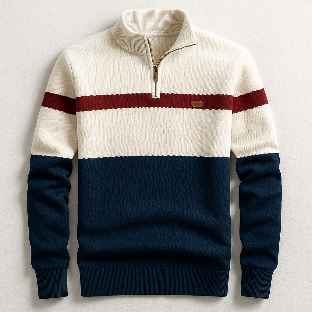 CONOR™ | MEN'S PULLOVER WITH ZIP COLLAR