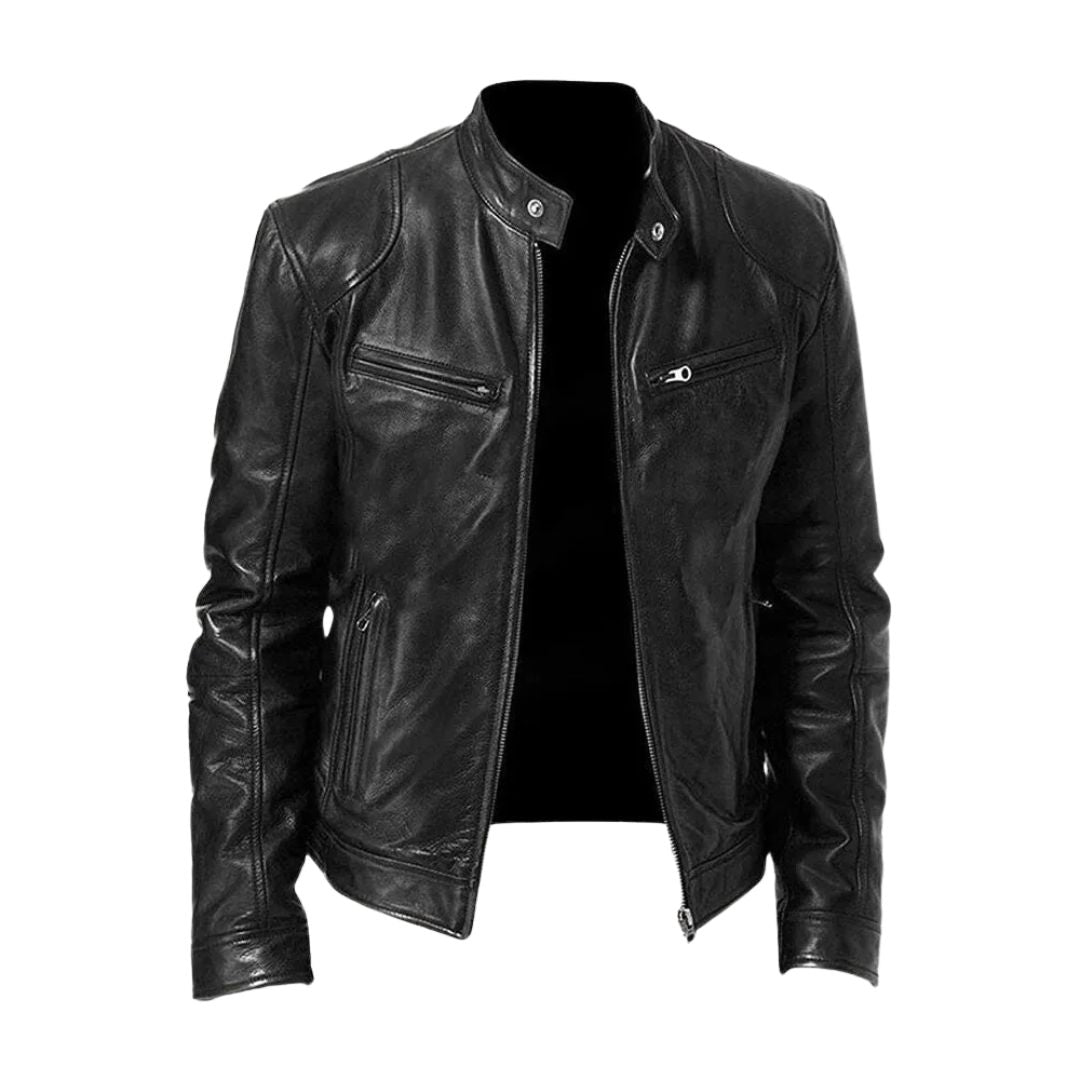 CONOR™ | ROUSSEL PARIS Casual Leather Jacket