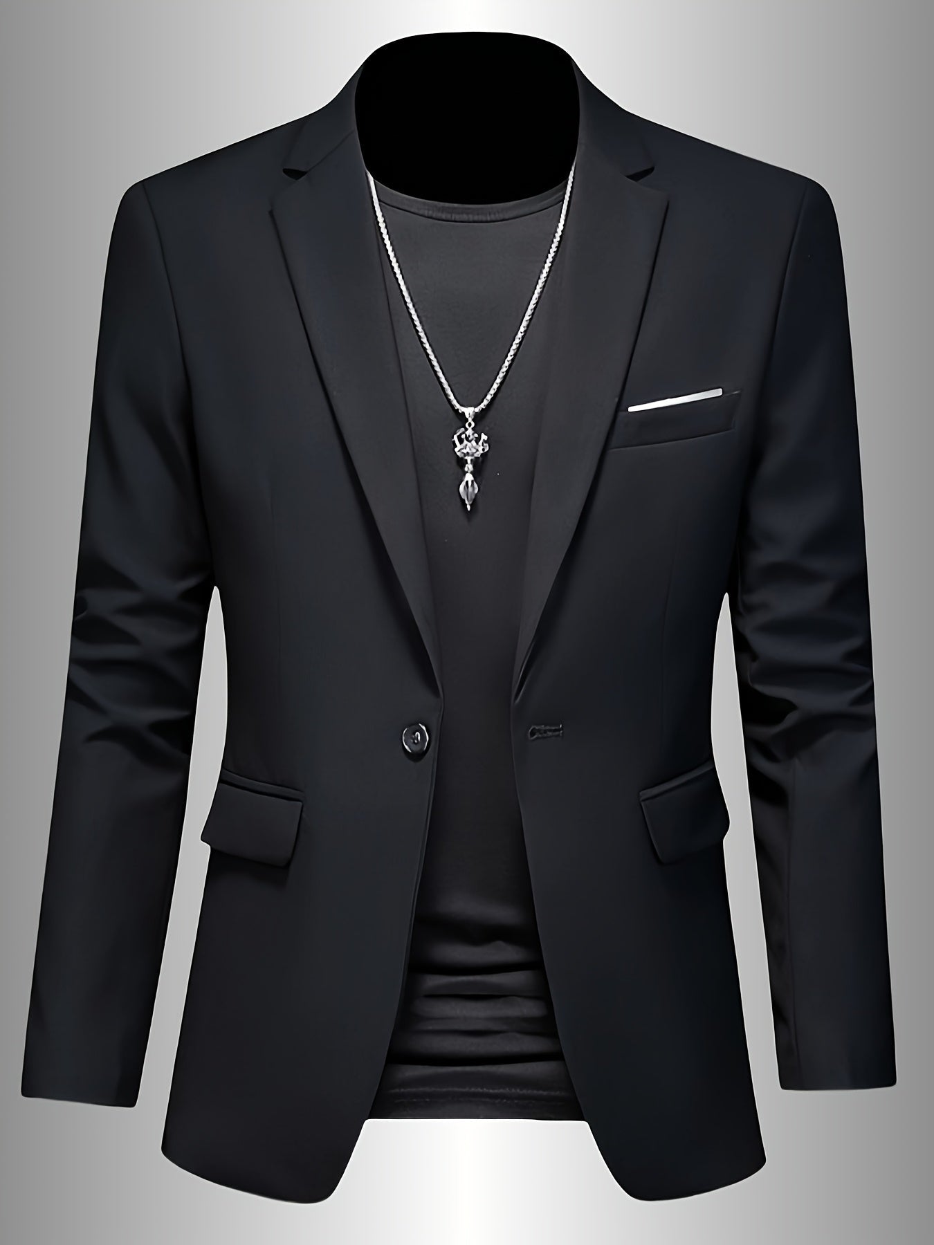 CONOR™| Men's Skinny-Fit Woven Blazer