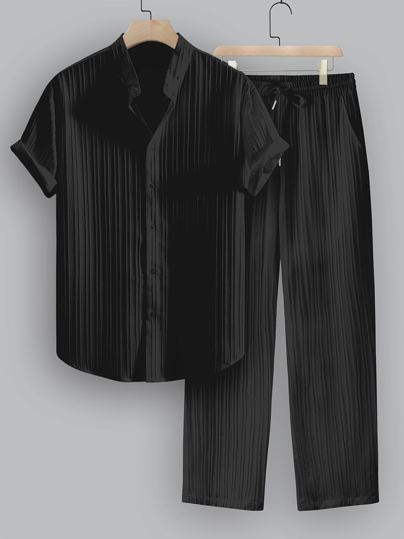 CONOR™™ | Men's Ribbed Fabric Co-Ord Set