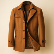 CONOR™ | LONG WOOL COAT FOR MEN