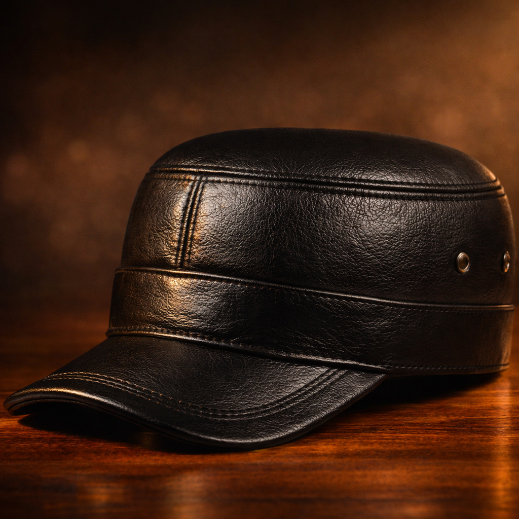 CONOR™ | Harrington Genuine Leather Cap