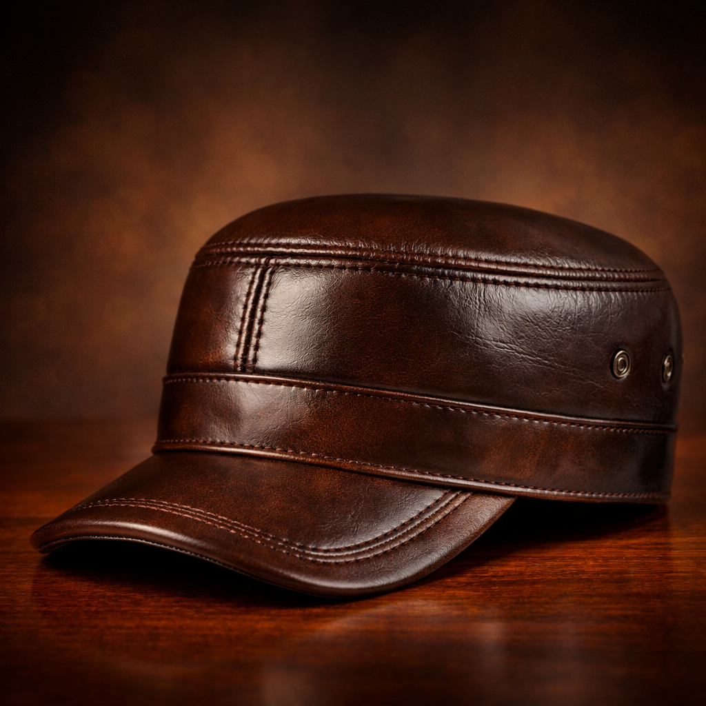 CONOR™ | Harrington Genuine Leather Cap