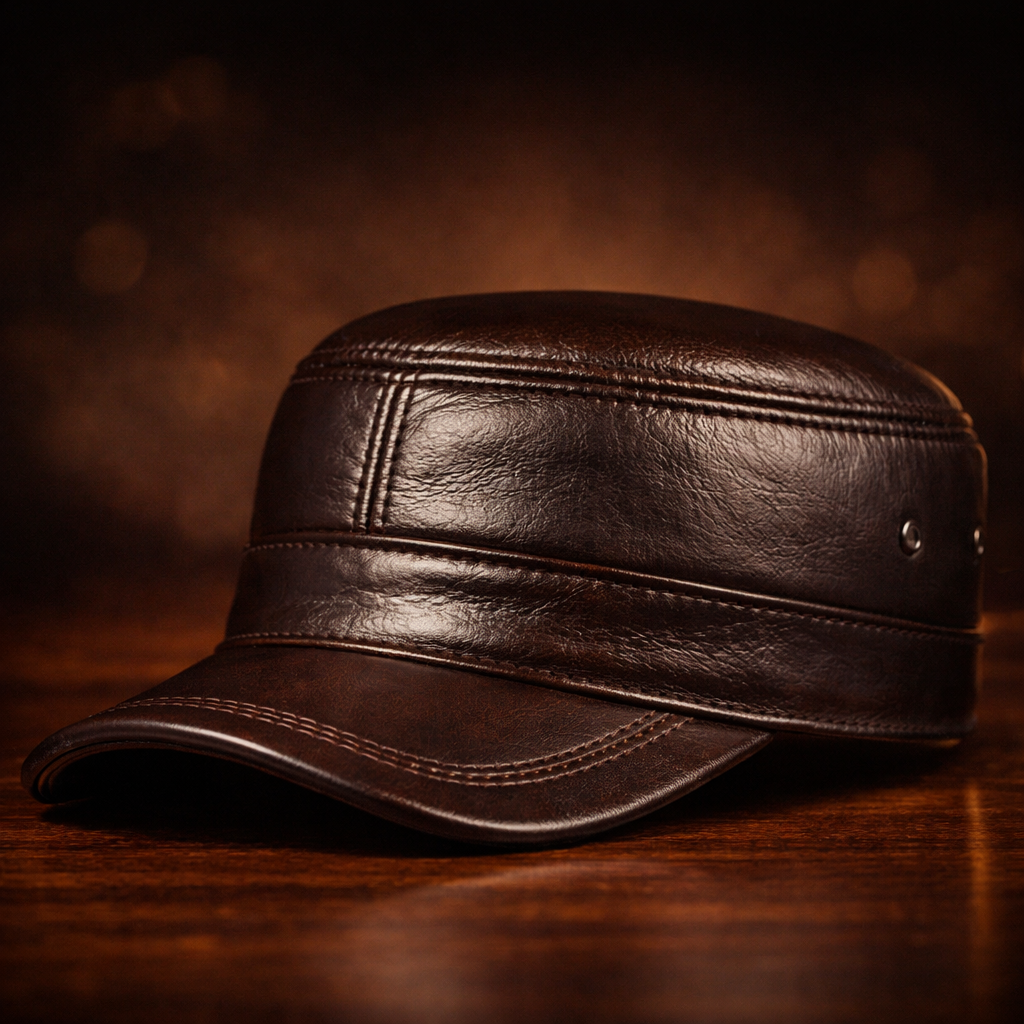 CONOR™ | Harrington Genuine Leather Cap