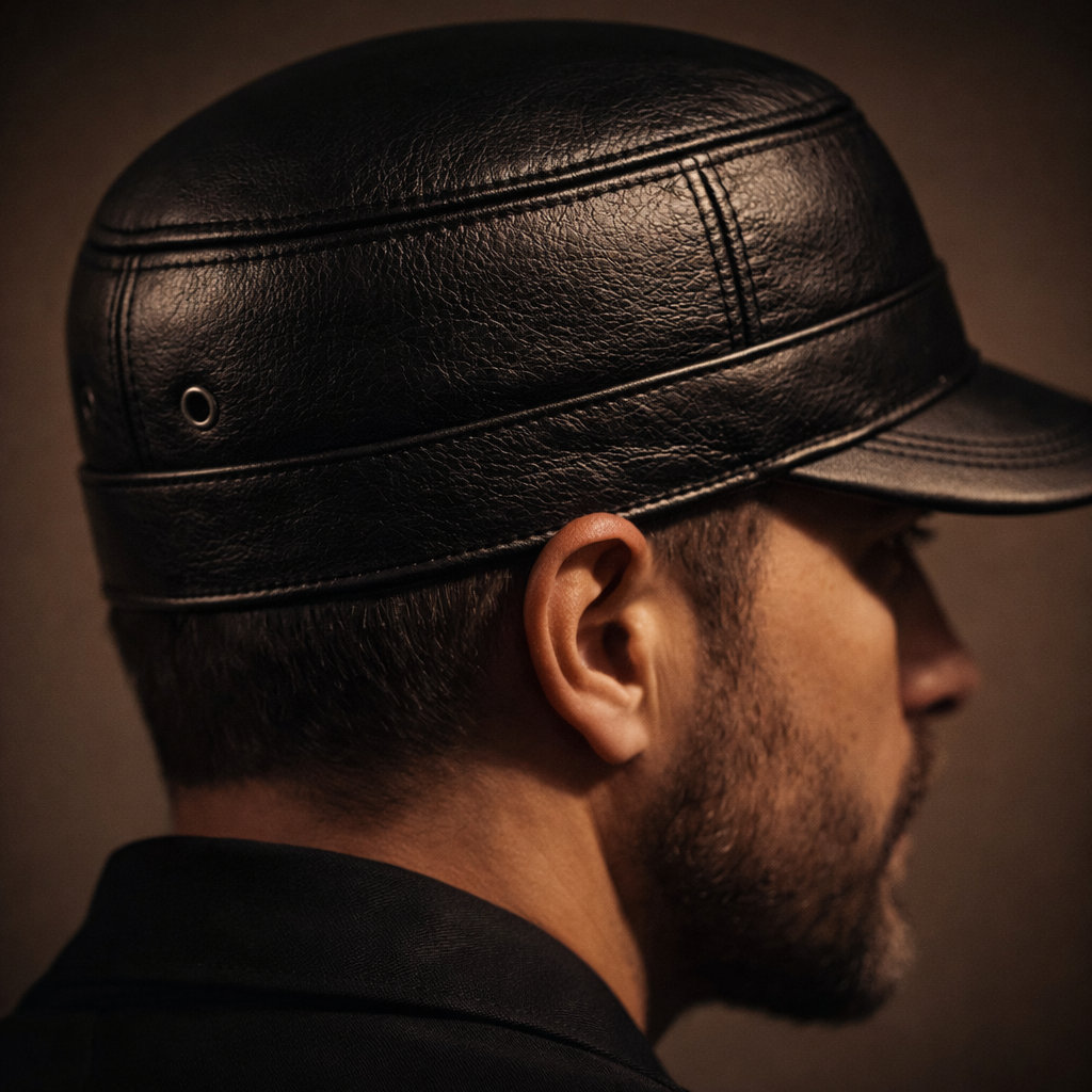 CONOR™ | Harrington Genuine Leather Cap
