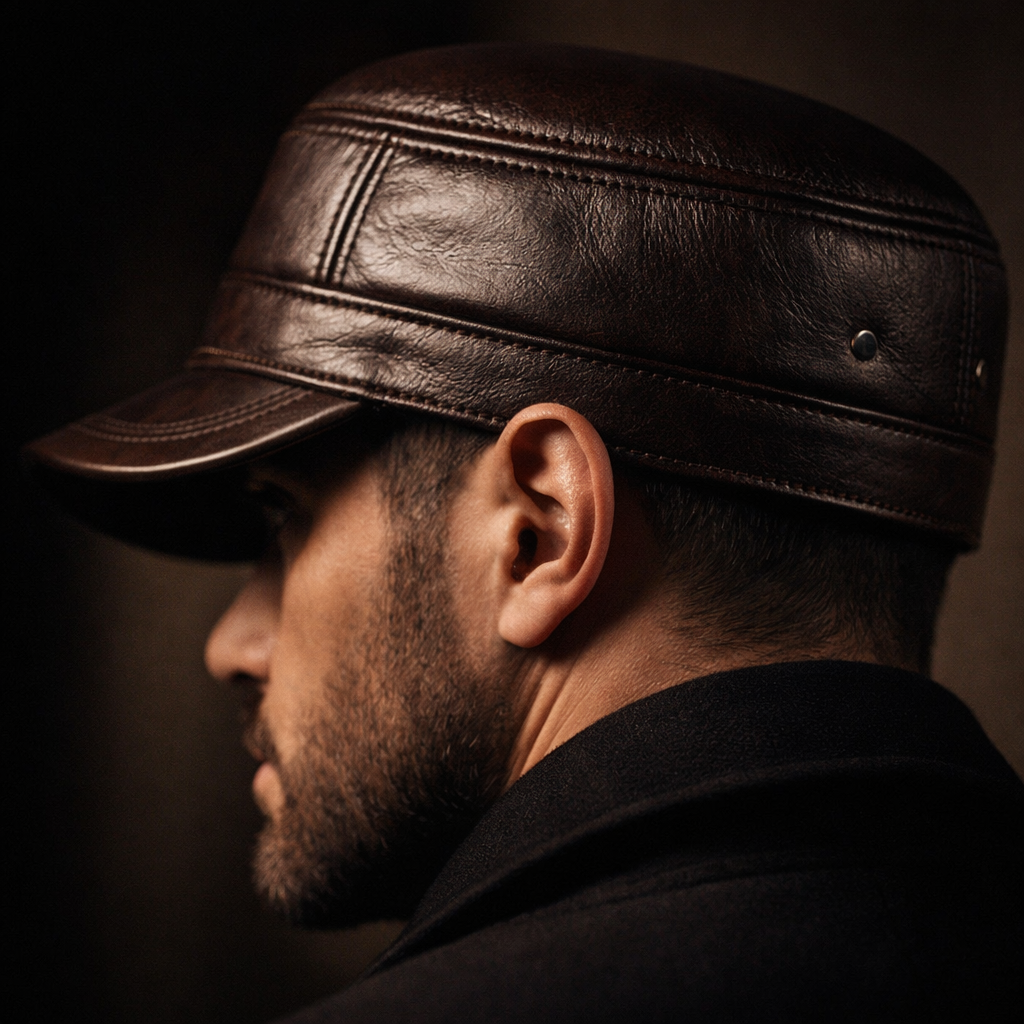 CONOR™ | Harrington Genuine Leather Cap