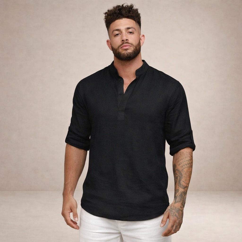 CONOR™™ | Stand Collar Shirt