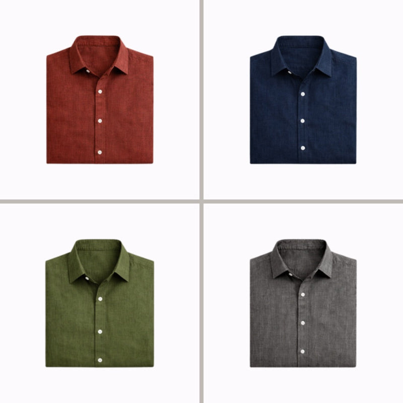 CONOR™™ | Men's Cotton-Linen Longsleeve