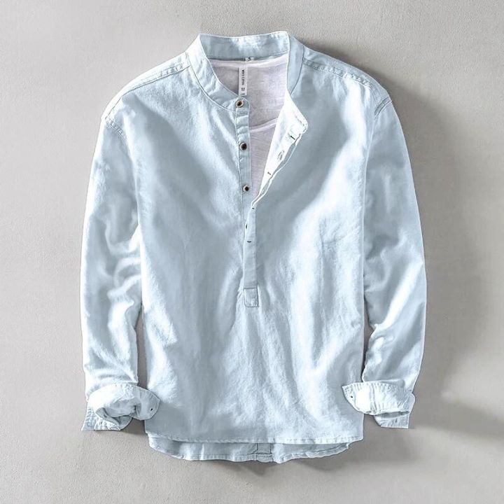 CONOR™ | MINIMALIST LINEN SHIRT