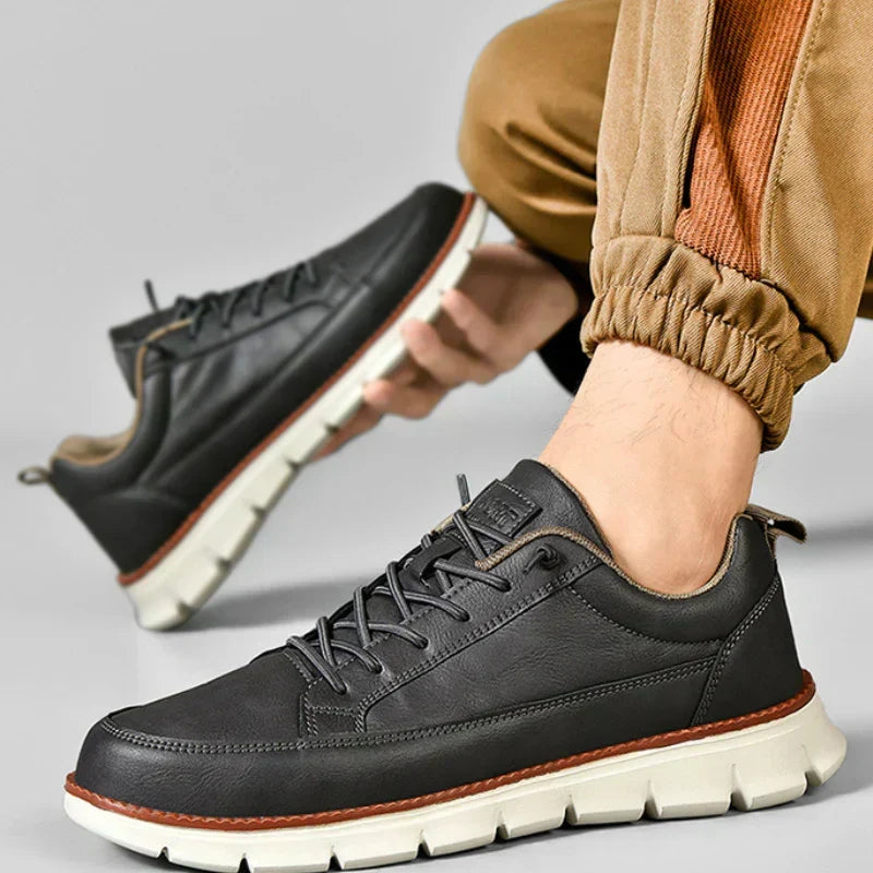 CONOR™ | LEATHER SNEAKERS WITH SUPPORT