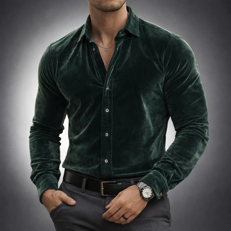 CONOR™ | VELVET SHIRT FOR MEN