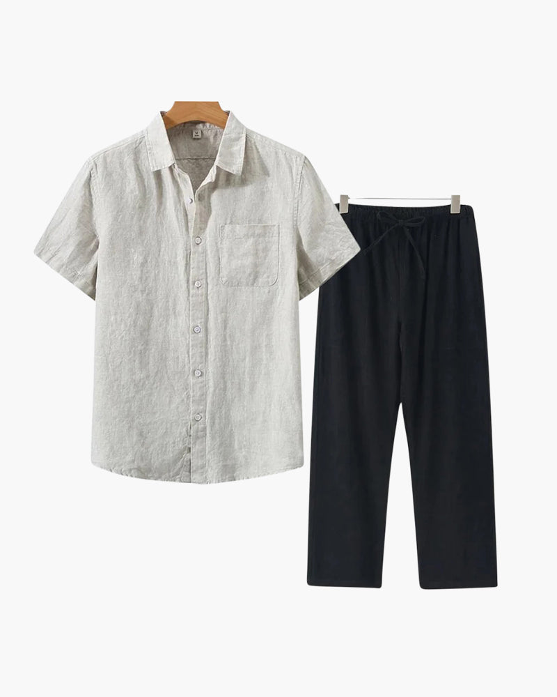 CONOR™ | LINEN COMBO (SHORTSLEEVE)