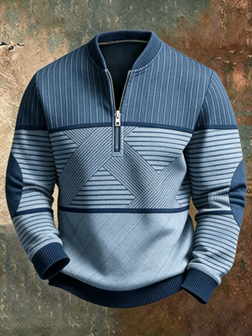 CONOR™ | Stylish Men's Half-Zip Sweater