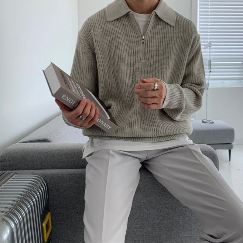 CONOR™ | Rason Zip-Up Sweater
