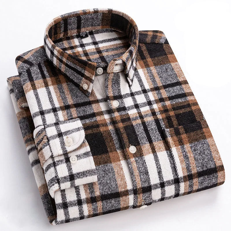 CONOR™ | Rockwell Brushed Cotton Flannel Shirt