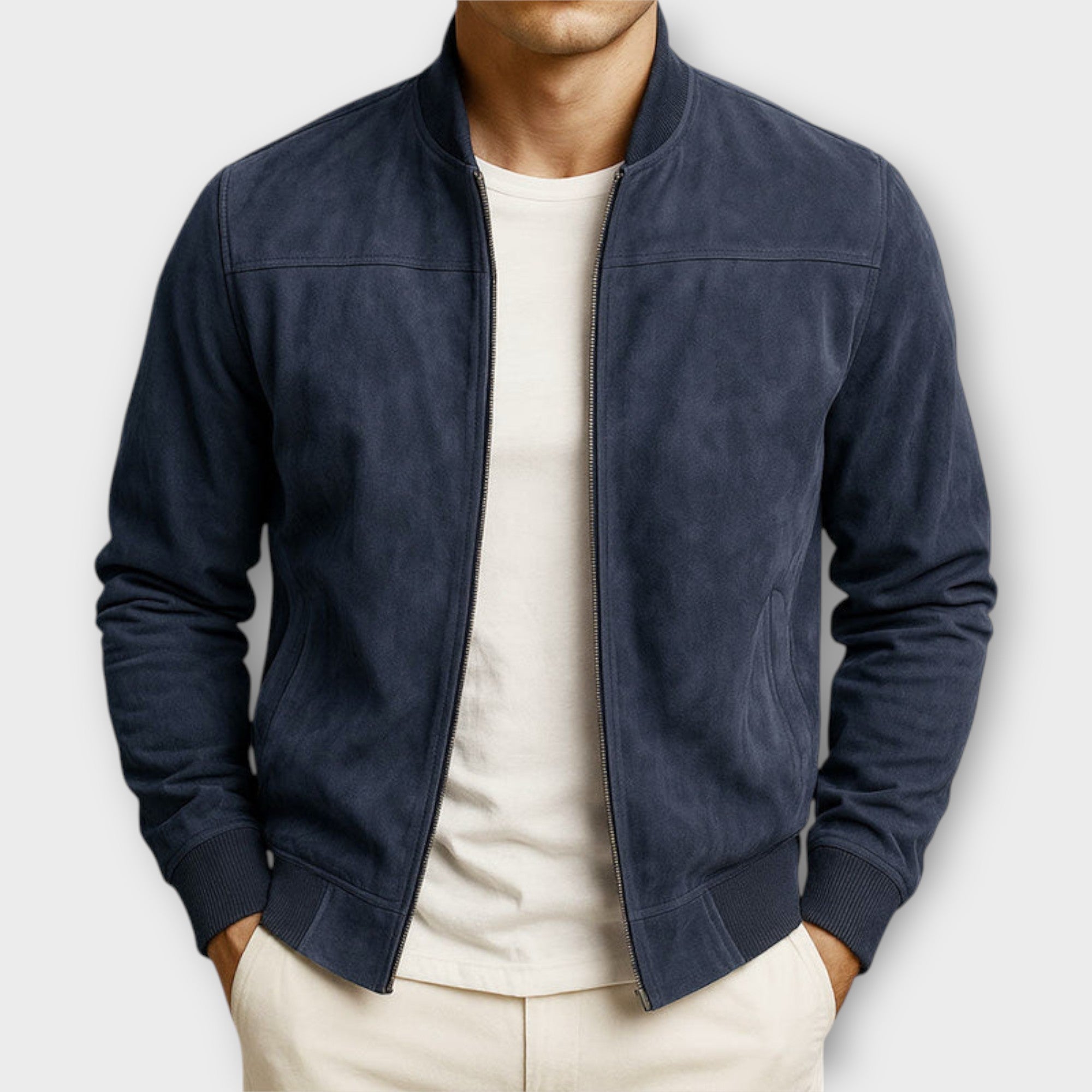 CONOR™ | SUEDE BOMBER JACKET