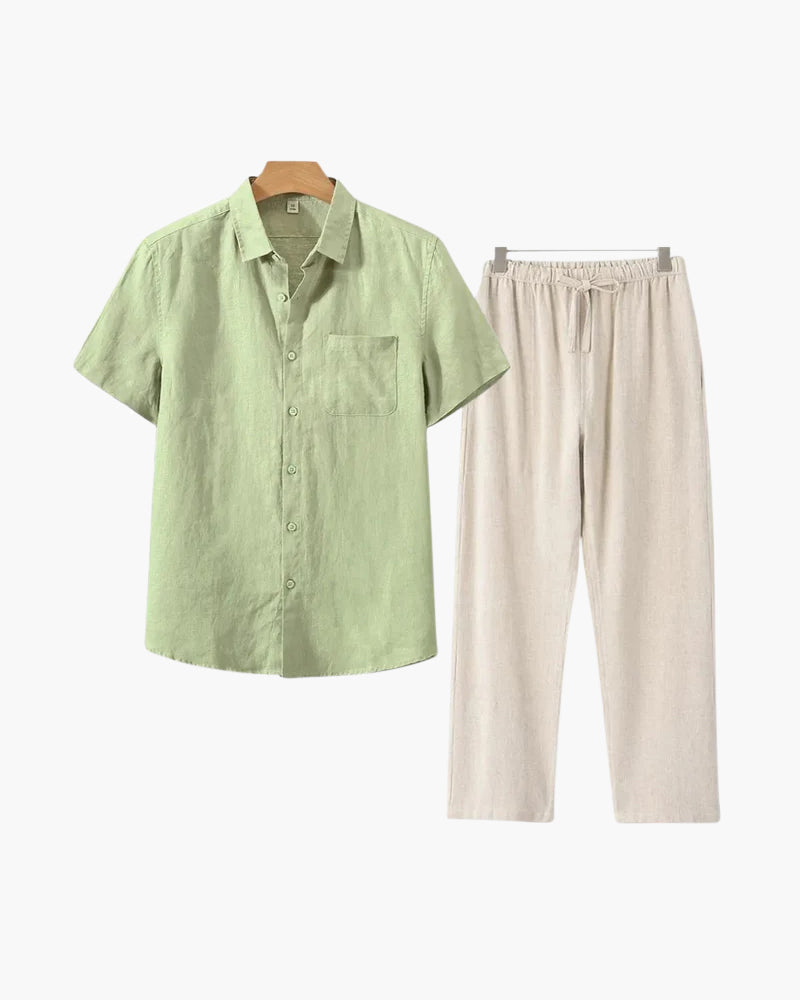 CONOR™ | LINEN COMBO (SHORTSLEEVE)