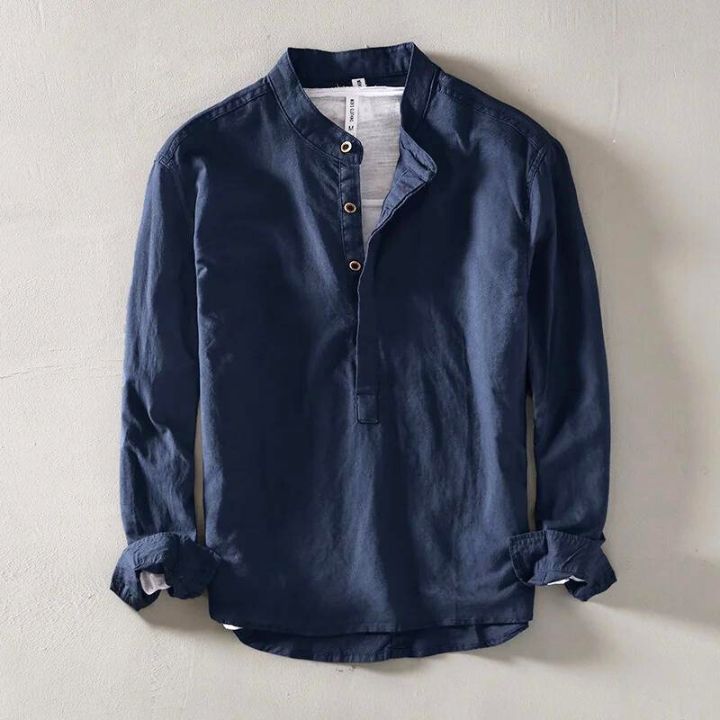 CONOR™ | MINIMALIST LINEN SHIRT