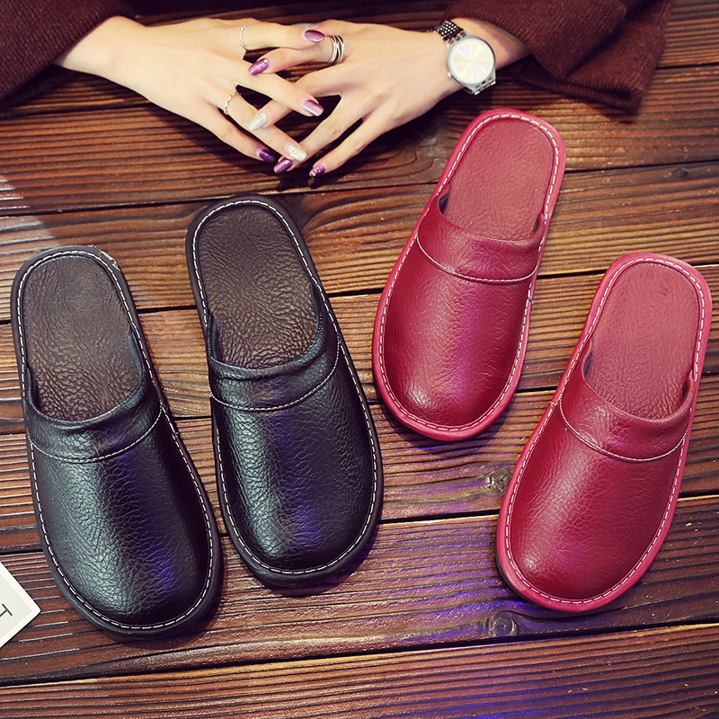CONOR™ | Men's Leather Slippers