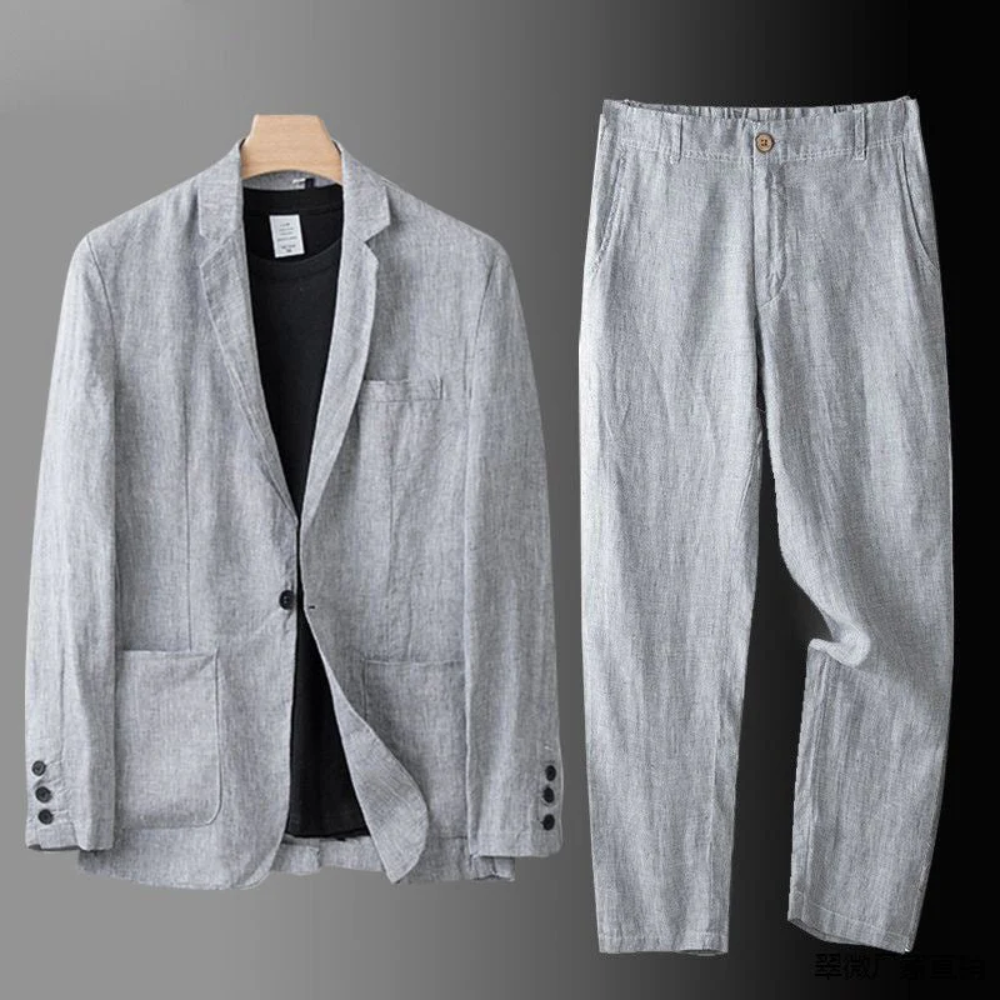 CONOR™™ | Men's Pure Linen Coord